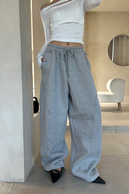 立體繭型刷毛設計棉褲