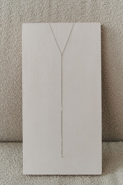 S925簡約垂墜Y字項鍊