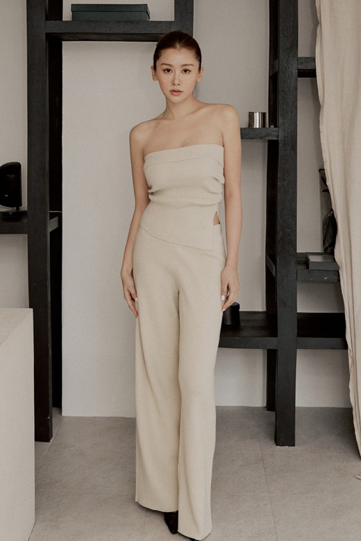 好身材厚針織長褲