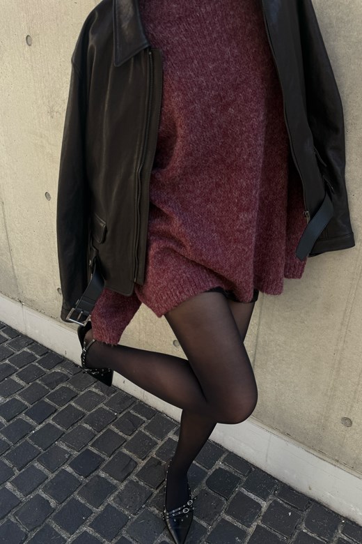 柔軟純色針織毛衣