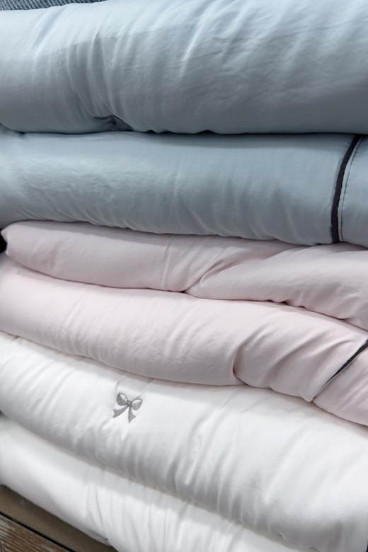 刺繡蝴蝶結四季被(薄/Q)