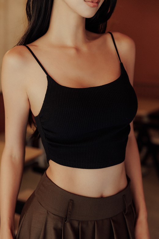 側腰抓褶BRA TOP