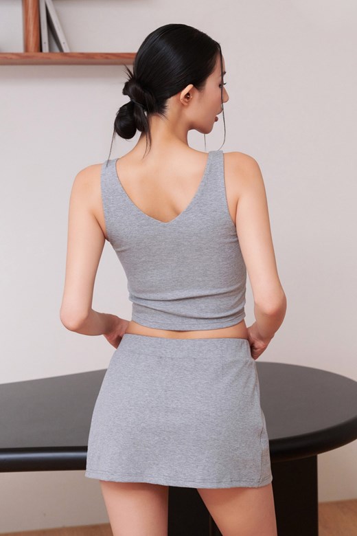 -3kg激瘦涼感V領BRA TOP背心