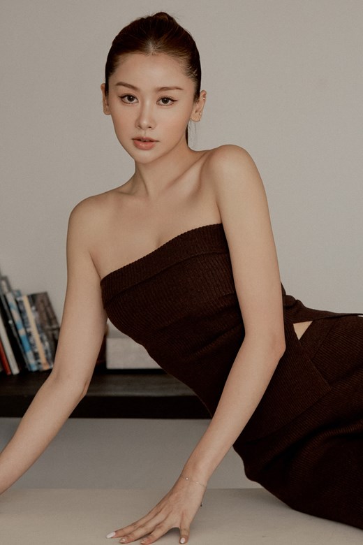 側開岔針織平口上衣