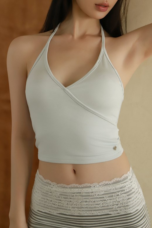 mi柔霧美胸繞脖綁帶背心