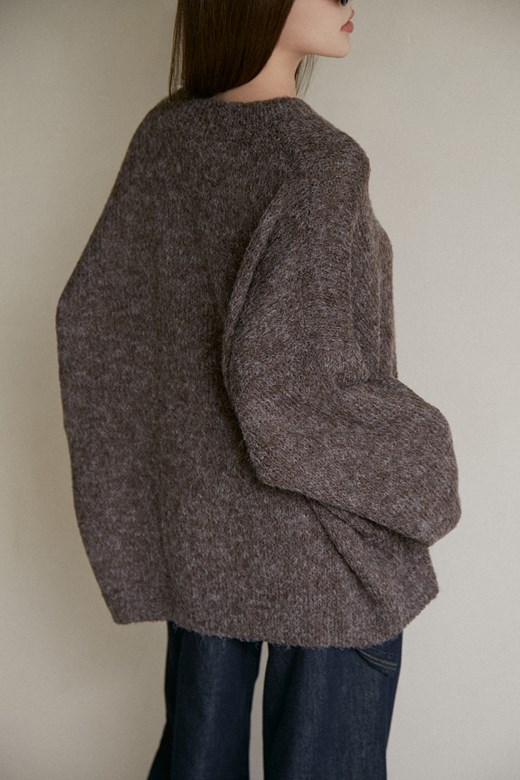 柔軟純色針織毛衣