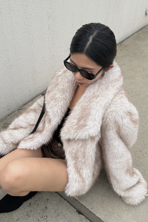 Madame Luxe 貴婦感絨毛外套