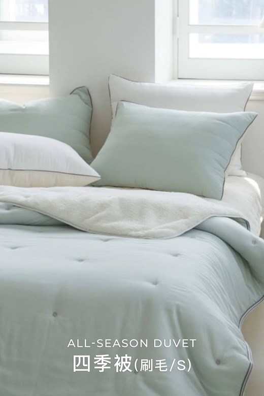 刺繡小花四季被(刷毛/S)