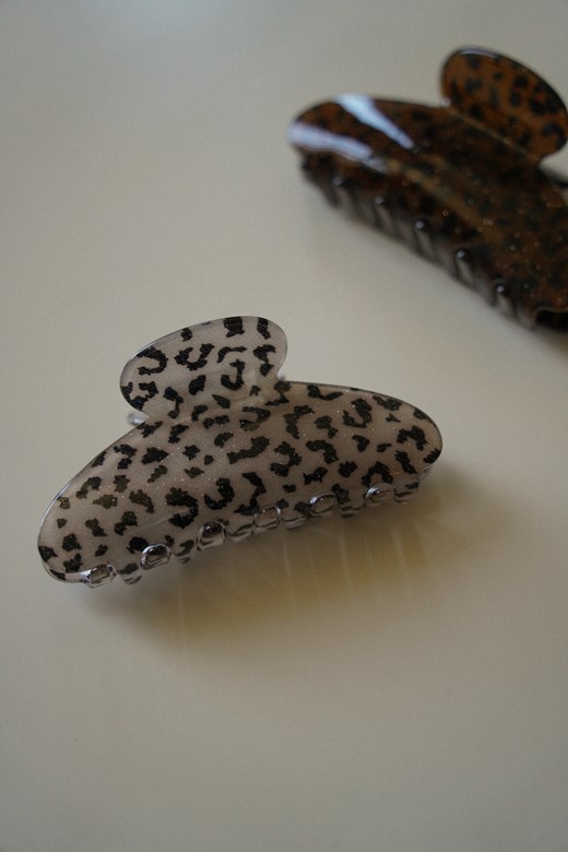 摩登豹紋造型髮夾
