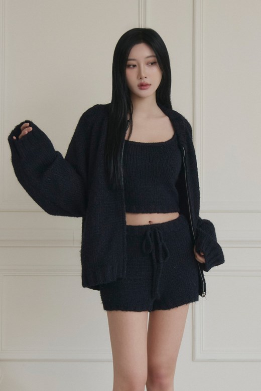 慵懶毛茸毛衣外套