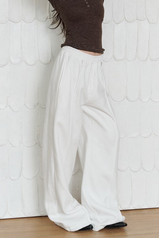 08 日常百搭刷絨寬褲