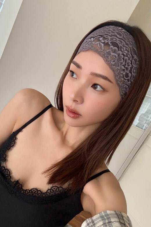 時髦浪漫蕾絲頭巾