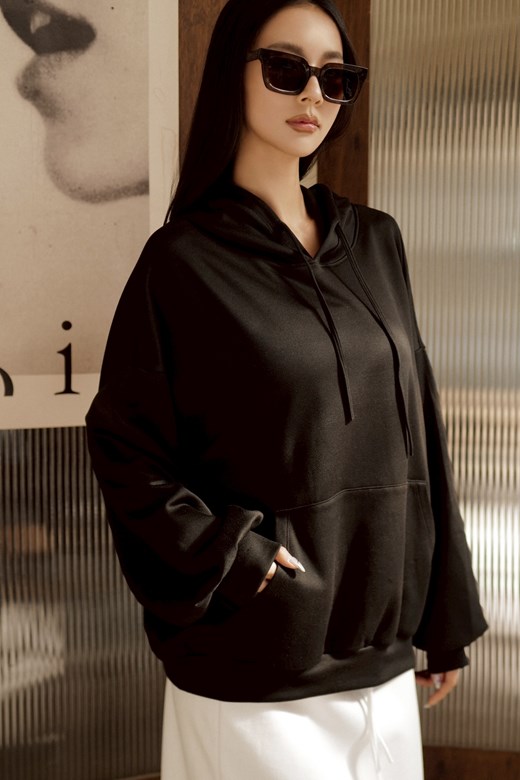 輕柔斜紋磨毛帽TEE