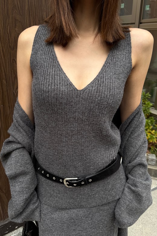 綿羊毛針織背心