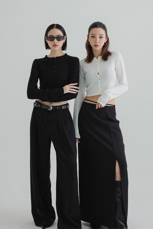 mi刺繡開襟針織小外套