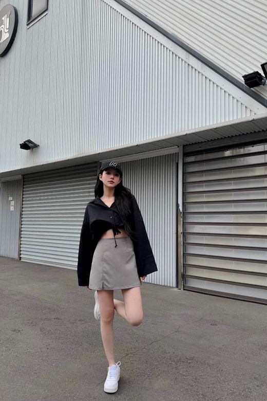 超好搭質感西裝褲裙