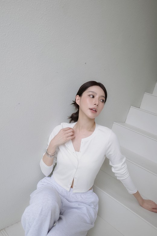 休閒百搭排扣外套