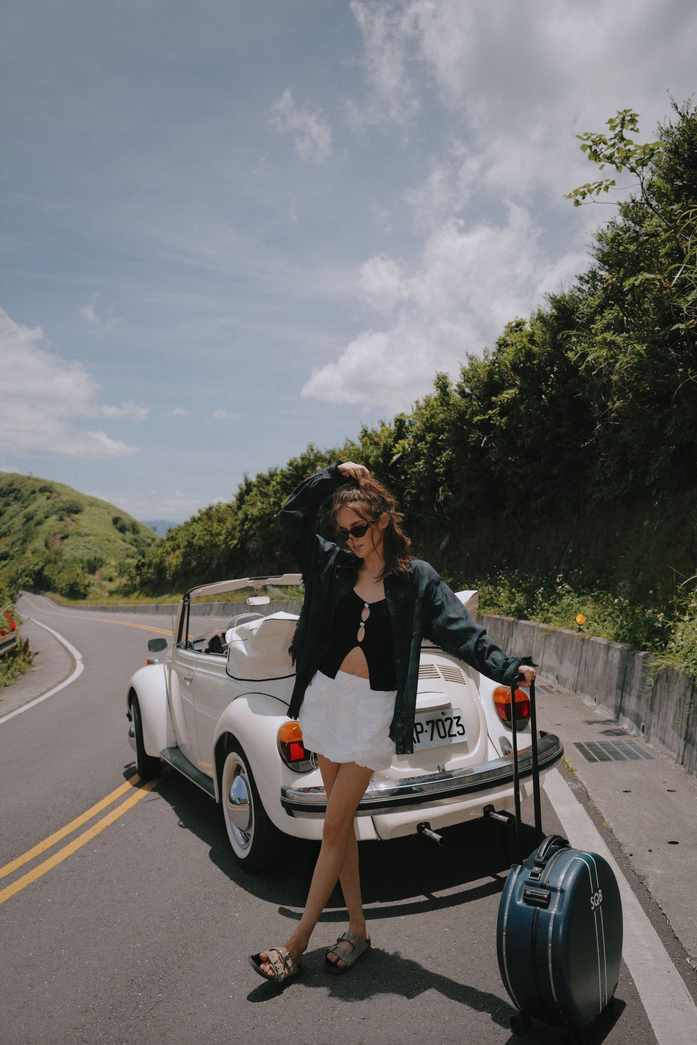 Boho Rocker Girl Button-up Shirt ｜ Squarebear.