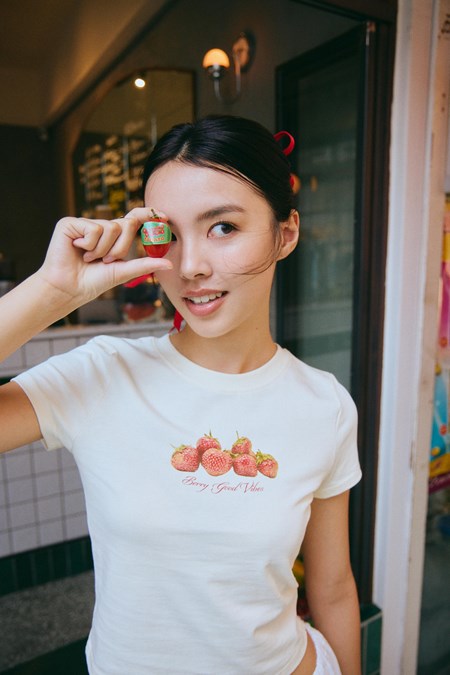 Berry Good Vibes Baby Tee