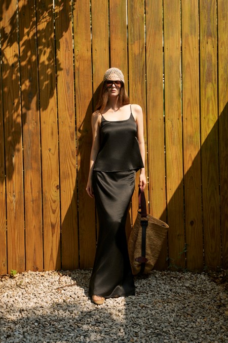 SQB Capsule Silk Skirt