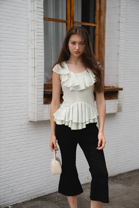 Rosette Lace Top