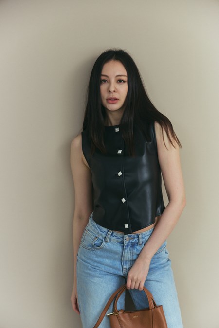 Rockstar Faux Leather Vest