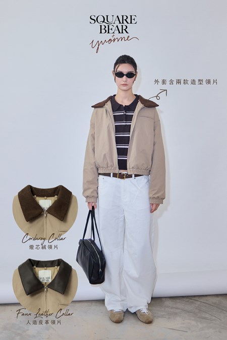 SQB x YV Core&Crust Dual Collar Jacket