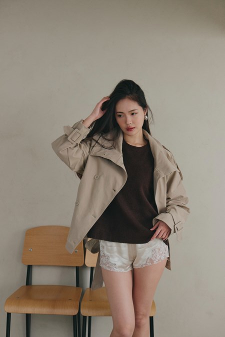 Satin Drift Lace Shorts