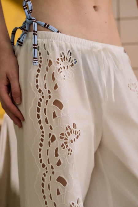 Golden Hour Eyelet Pants