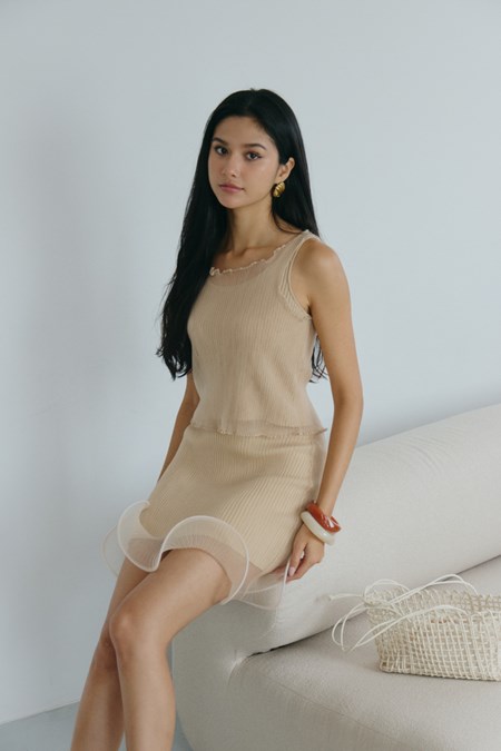 Country Roads Organza Tank