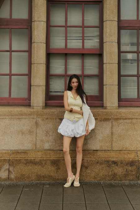 The Space Between Bubble Skort