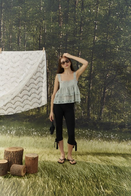 Golden Nomad Lace Top