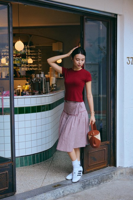 Retro Babe Gingham Skirt