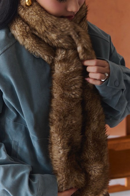 Arctic Slope Faux Fur Scarf