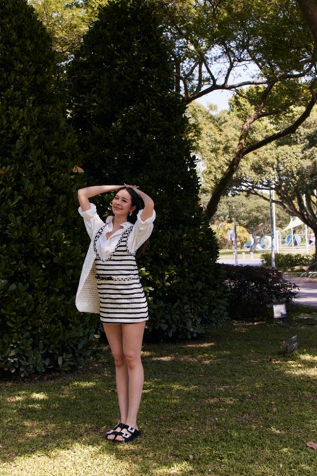 Sea You Soon Tweed Dress