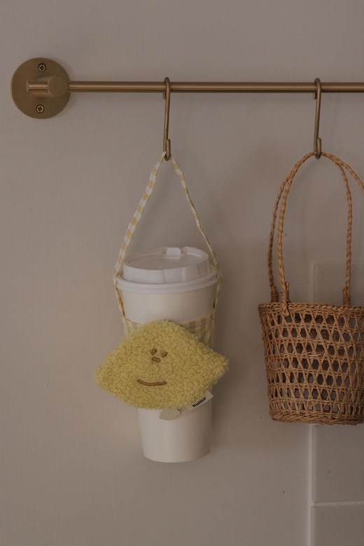 毛茸茸檸檬小子造型飲料袋