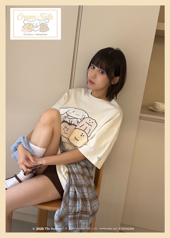 【奶油家族x大耳狗】新鮮好朋友印花T