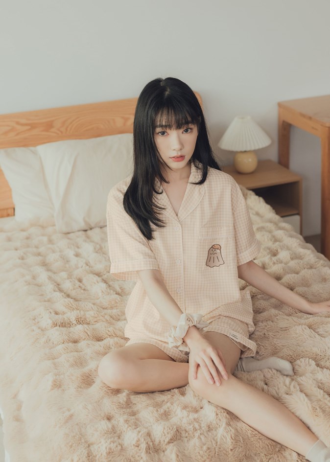 可露露格紋襯衫