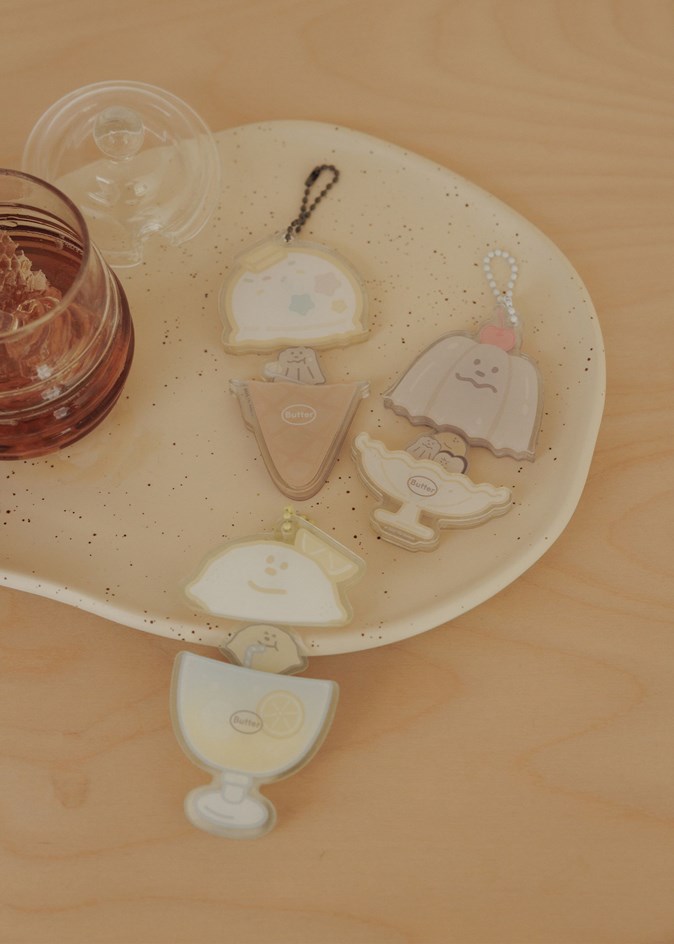 奶油甜品壓克力盲盒吊飾(隨機出貨)