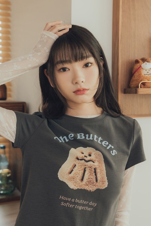 毛茸茸可露露合身短Tee
