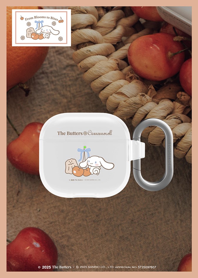 【TOYSELECT】奶油家族x大耳狗 櫻桃時光強悍耳機套(AirPods 4)