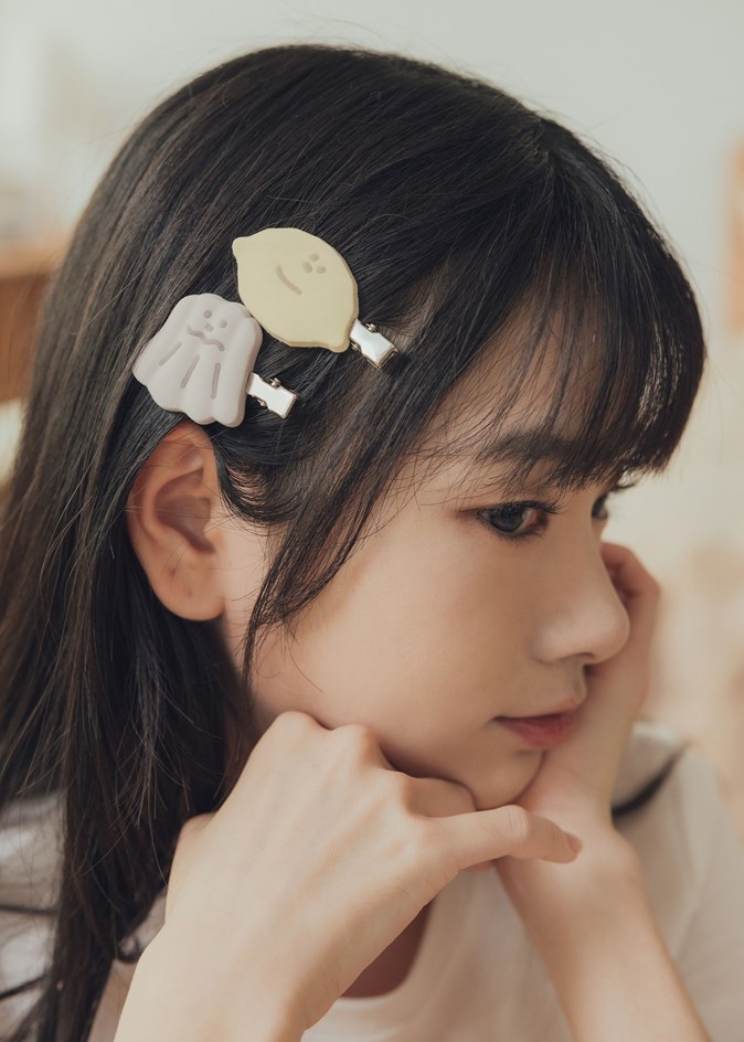奶油家族造型髮夾