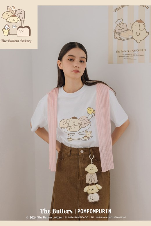 【奶油家族x布丁狗】麵包圖鑑上衣TEE