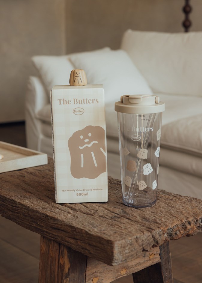 奶油家族隨身水壺