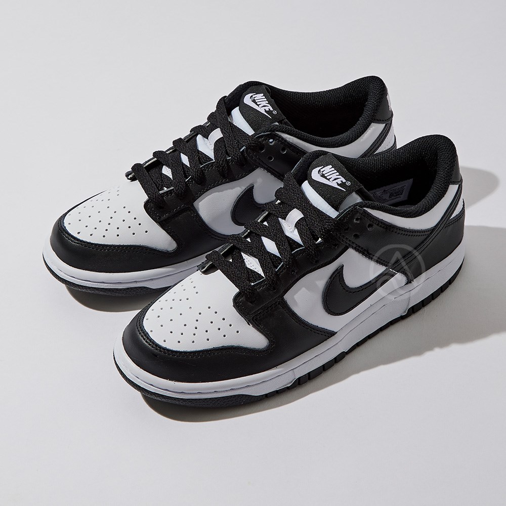 Aquafeb-Nike Dunk Low GS 白黑熊貓皮革休閒鞋大童CW1590-100 ｜ UR LIVING