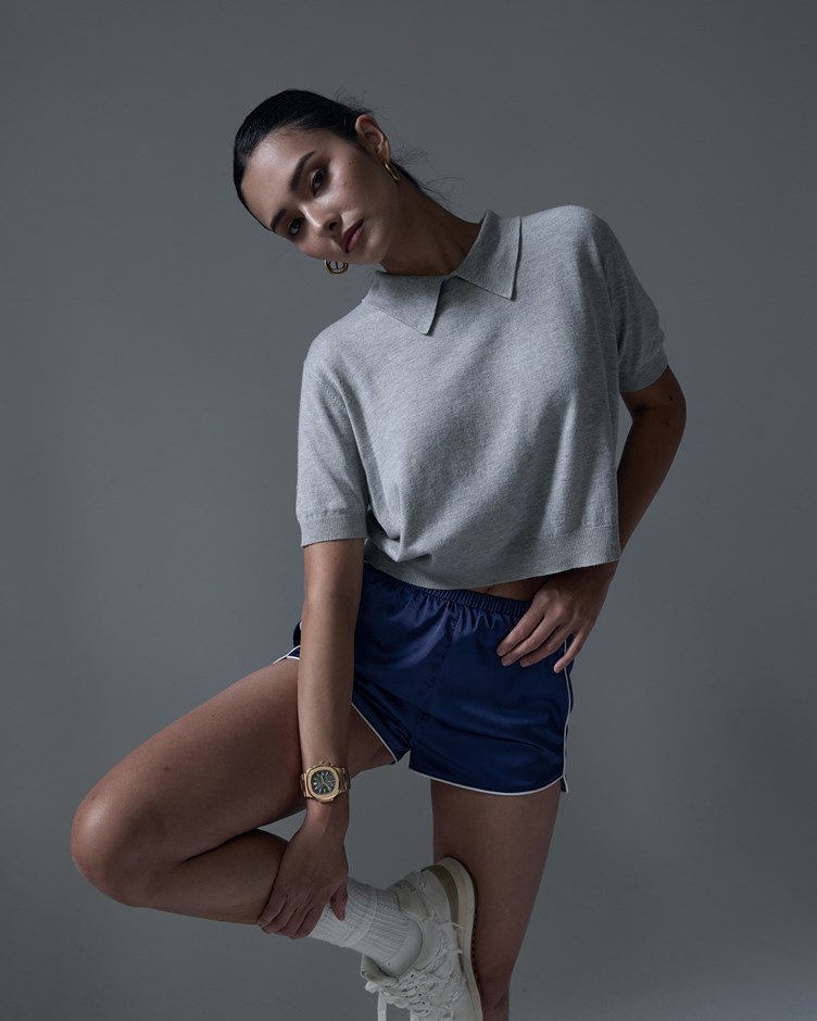 Breeze Knit Polo Short Sleeves Top