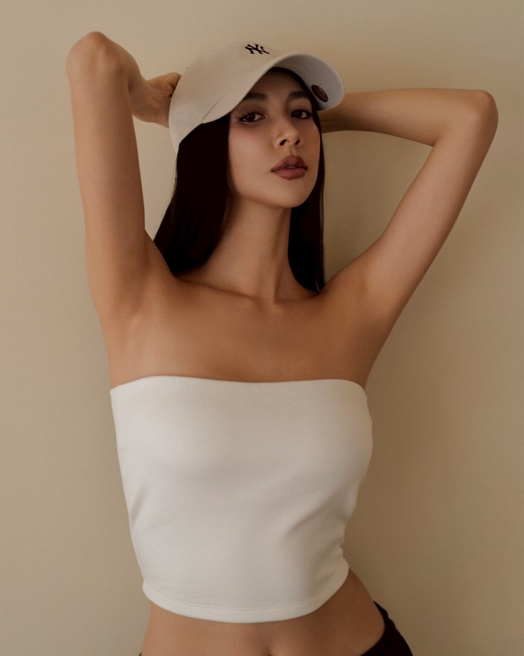 輕柔斜紋磨毛平口BRA TOP