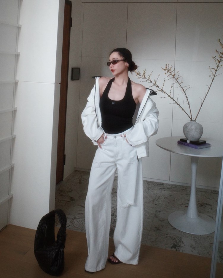 霧絨繞頸大圓領BraTop(ME.)