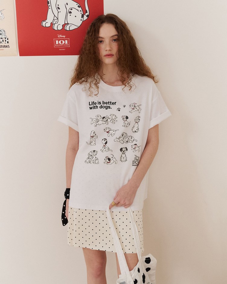Disney 101忠狗系列人物寬鬆TEE