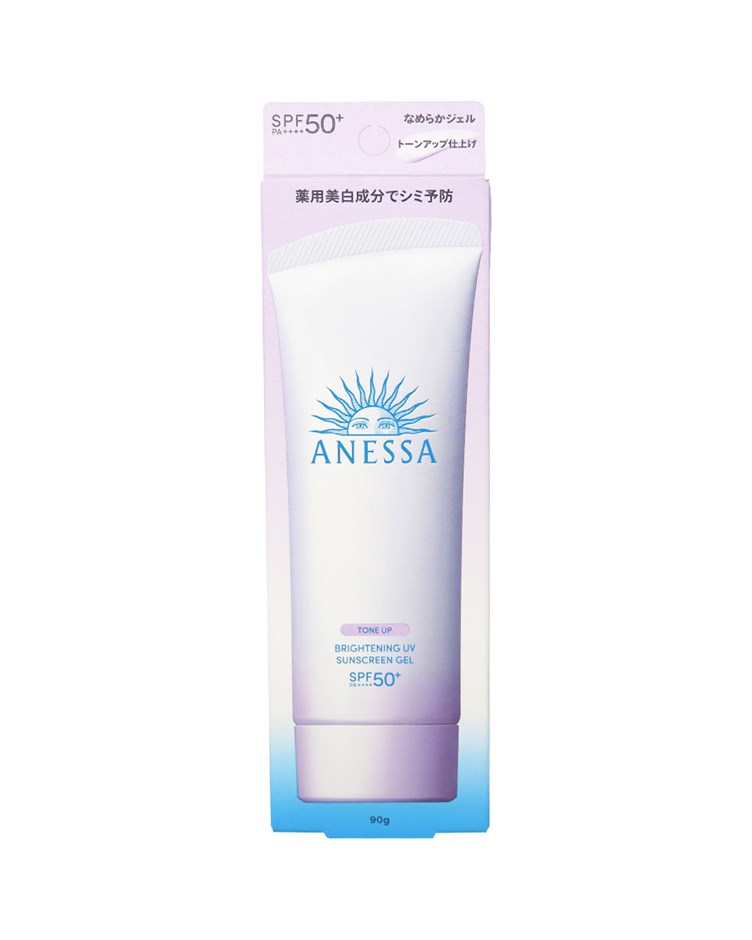 資生堂 安耐曬美光燈潤色防曬凝膠N SPF50+ PA++++(90g)(專櫃公司貨)